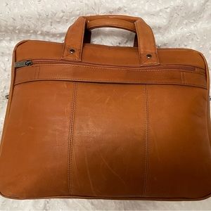 Kenneth Cole Reaction R-Tech Colombian Leather Laptop Business Bag